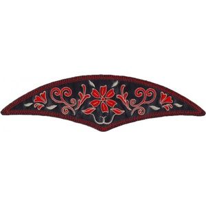 NIP Red Floral Hat Patches